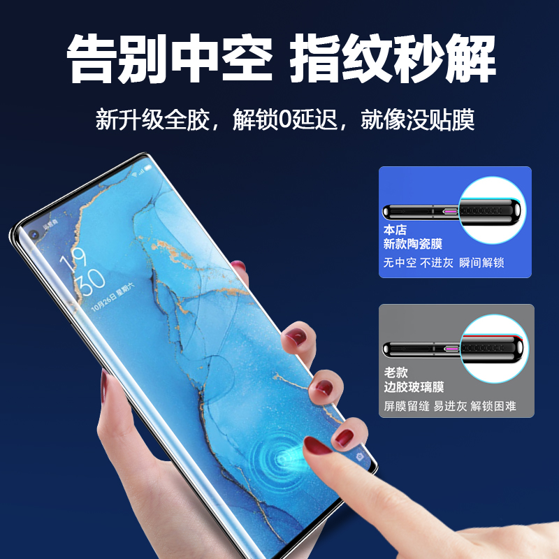 opporeno3pro钢化膜reno3pro5g陶瓷膜opporen03por手机poopreno3防窥opporeon3oppor0pporeno3oppo人opp0reno - 图3