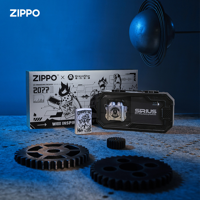ZIPPO官方旗舰店ZIPPOX重力星球联名款防风煤油打火机生日礼物