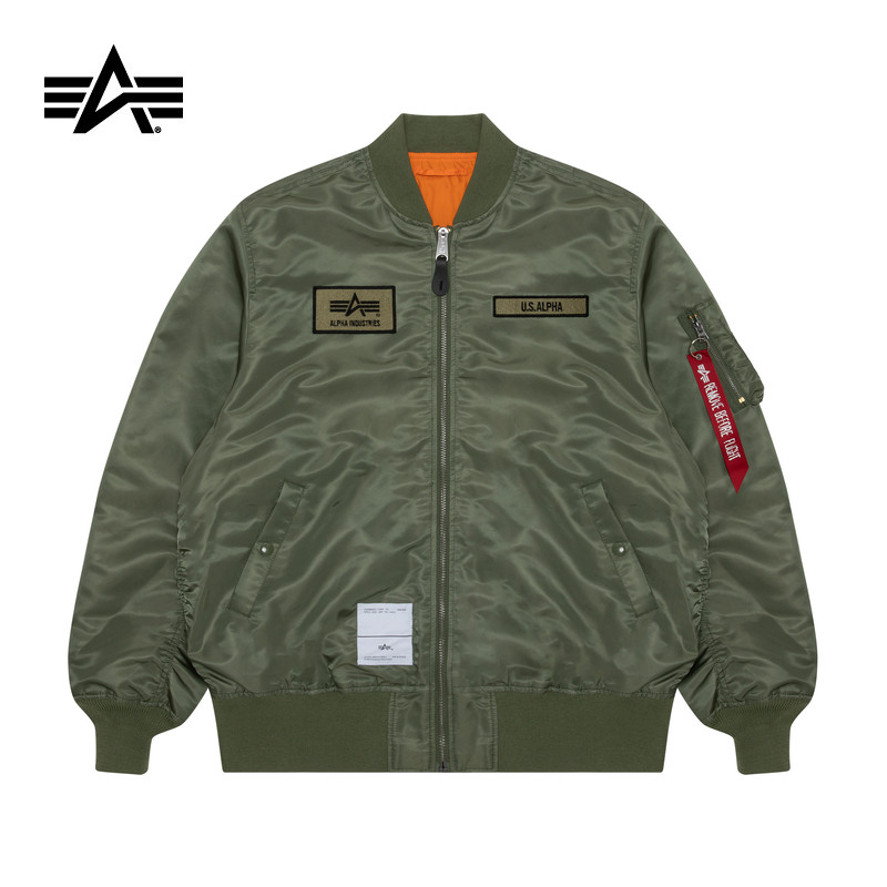 Alpha Industries男装春夏字母印花双面穿ma 1飞行夹克7027lxg Alpha Industries品牌 美乐淘潮牌汇