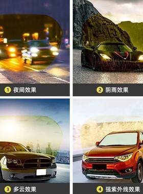 【变色夜视镜】日夜两用夜视镜司机开车驾驶专用防远光眩光增亮眼