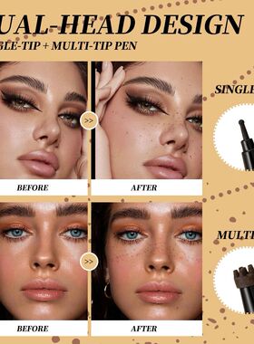 Double-end Freckles Stamp Pen Makeup 2-IN-1 Freckle Seal Wat