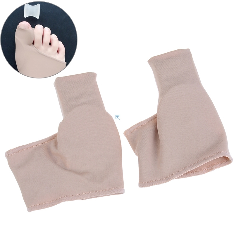 1 Pair Bunion Corrector Gel Pad Stretch Nylon Hallux Valgus-图1