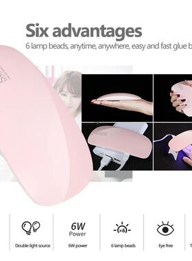 Portable Nail Dryer Lamp UV LED Nail Light for Curing All Ge