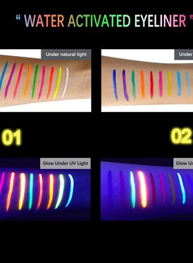 10 Colors Glow Fluorescent Neon Oil Face Body Art Paint UV G