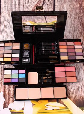 Makeup Set Box Matte Glitter Eyeshadow Powder Blush Women Mu