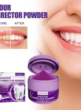 Tooth Whitening Powder Teeth Colour Corrector Powder Coverin