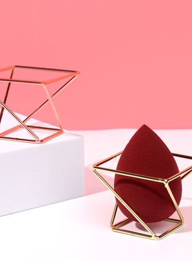 Creative Magic Three-dimensional Wrought Iron Powder Puff Sh