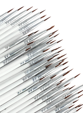 20Pcs Makeup Drawing Pen Nail Art Brush Fine Hand Painted Th