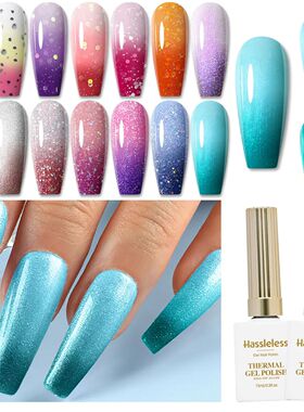 16 Colors of Thermochromic Gel Nail Polish - Trendy Autumn/W