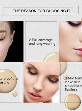 Concealer Corrector 30ml 8 Colors Full Coverage Long Wearing