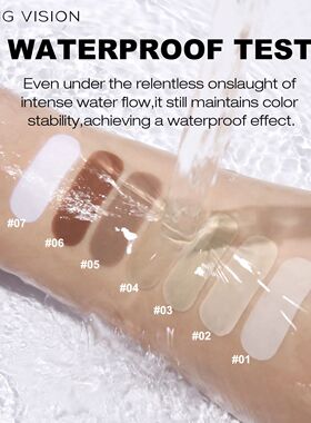 Long-Lasting Waterproof Liquid Foundation with Oil Control &