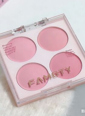 4 Colors Matte Blush Powder Set - Sweet Warm Tone Face Makeu