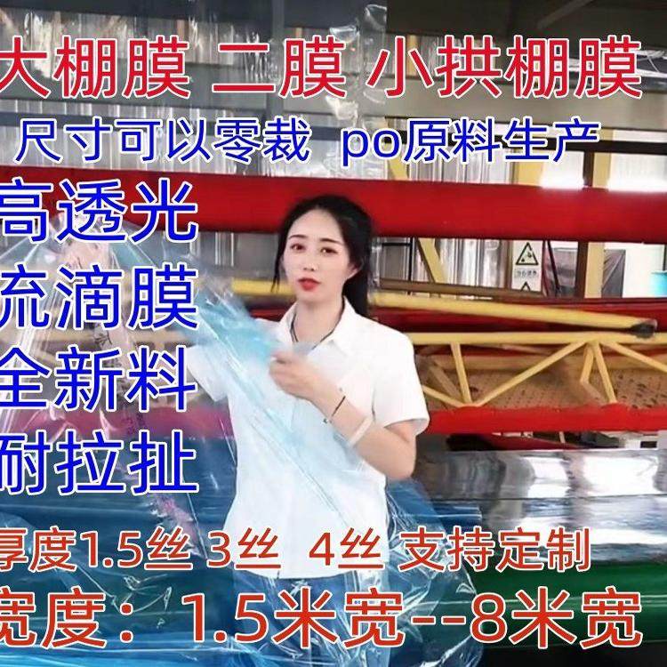 大棚膜二膜二层三层小拱棚蓝色透明塑料薄膜防寒防冻保温农用薄膜,淘宝优惠券,粉丝福利购,淘宝优惠卷
