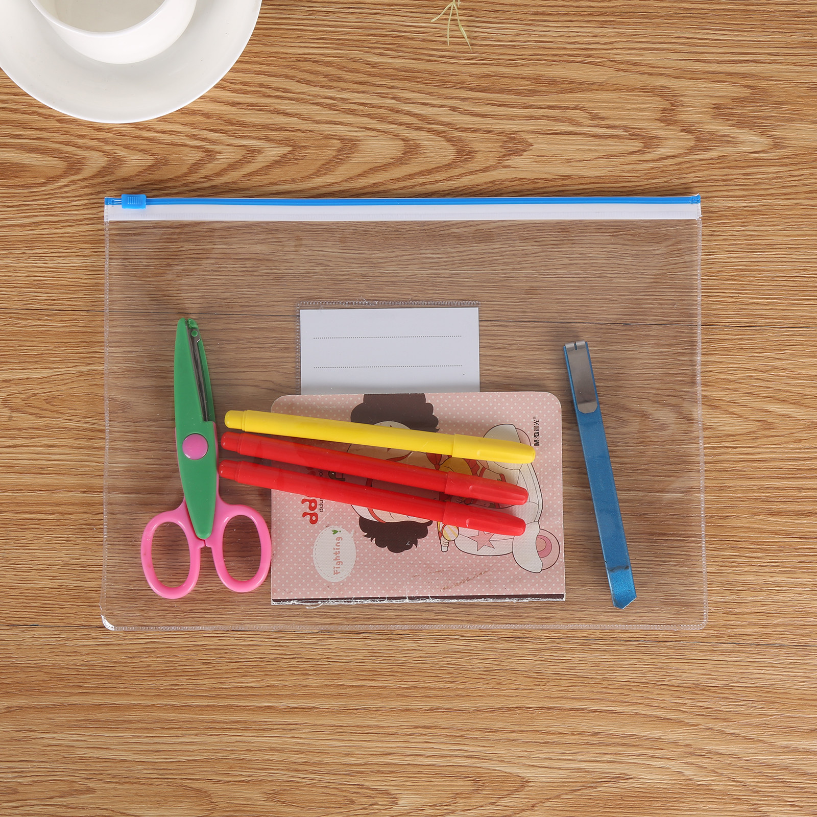 杰利 带标签透明资料拉边袋 防水拉链袋高清名片文件袋A4/B5/A5/A6 学生中高考试考场专用袋订做印刷LOGO定制,淘宝优惠券,粉丝福利购,淘宝优惠卷