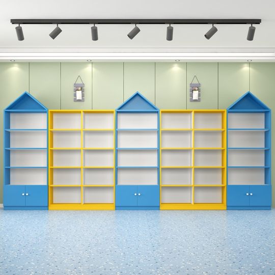 展示柜玩具柜子产品货架商场乐园手工展示架图书绘本货柜商用展柜