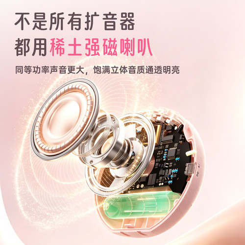 2026新款得胜D2W无线领夹麦小蜜蜂扩音器教师专用上课喇叭甜甜圈 - 图0