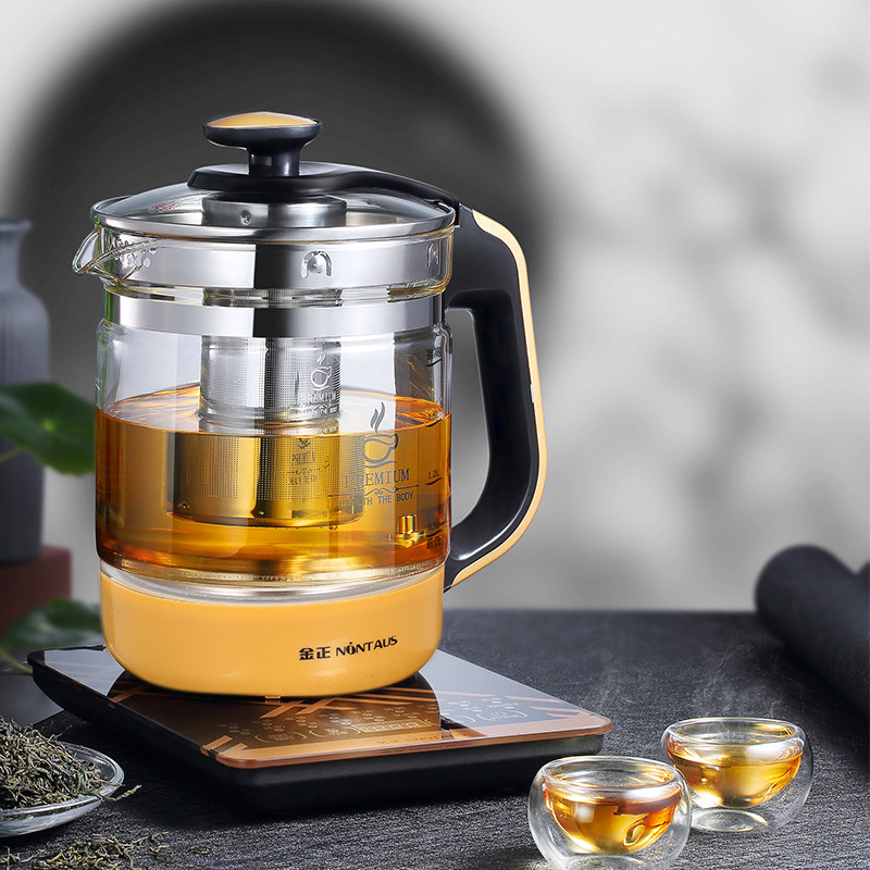 金正玻璃电茶家用智能电热烧水壶 金正百加乐电茶炉/煮茶器/奶茶机