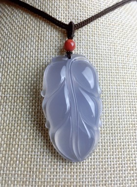 土耳其百搭树叶纯天然无烧蓝玉髓