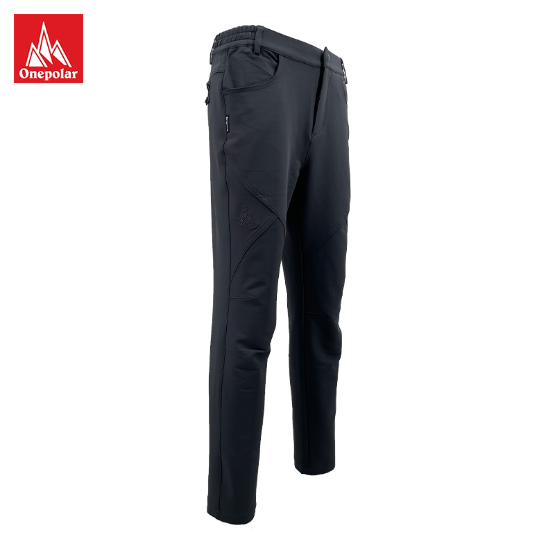 onepolar极地户外软壳裤男防风透气冲锋裤女弹力徒步登山防风裤 - 图1
