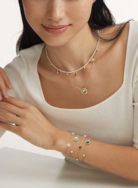 罗拉玫瑰东陵玉项链女