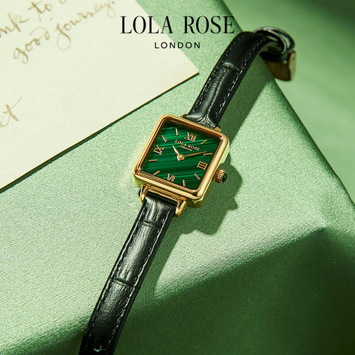 Lola Rose罗拉玫瑰小方表小众手表女款小绿表百搭高级七夕礼物 - 图2