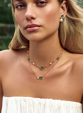 Lola Rose罗拉玫瑰常青藤绿色项链女款高级小众轻奢生日礼物