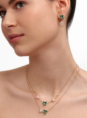 【汤唯同款】Lola Rose罗拉玫瑰常青藤双叶项链女高级生日礼物