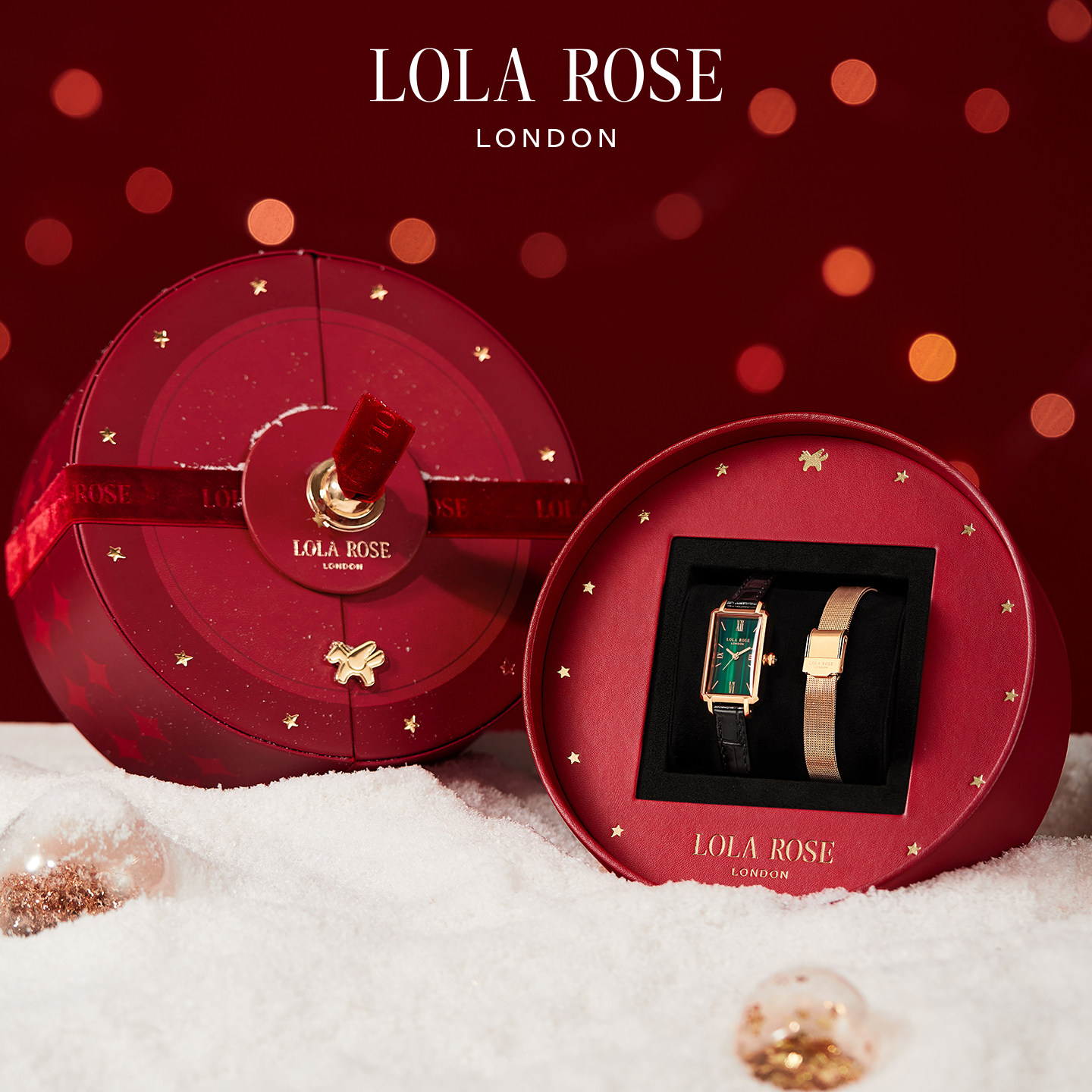 LolaRose罗拉玫瑰小绿表绿色手表女款小众轻奢高级生日礼物