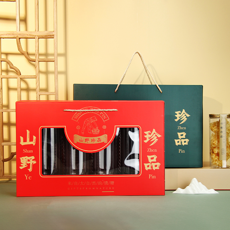 高档山珍干货礼盒空盒食用菌包装盒野生红菇木耳礼品盒菌汤包袋子,淘宝优惠券,粉丝福利购,淘宝优惠卷