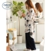 Mùa đông nhung san hô nhung nữ đồ ngủ Phiên bản Hàn Quốc của phần dài của flannel ấm áp phụ nữ lỏng kích thước lớn phù hợp với dịch vụ nhà - Giống cái váy ngủ lụa tơ tằm Giống cái