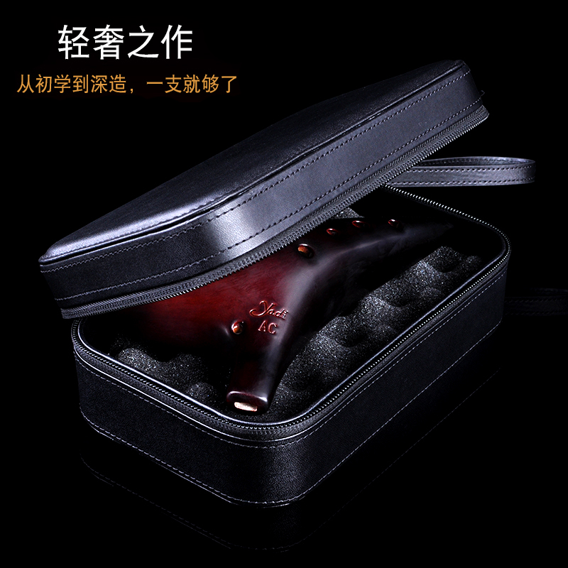 雅的旗舰店【yadi/雅的】12孔AC陶笛熏烧系列十二孔陶笛初学中音C调 演奏级1