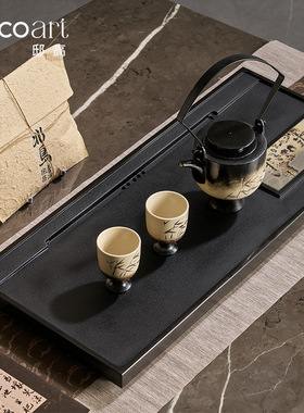 新中式氛围感茶桌组合茶具套装禅意茶台书房客厅茶室空间好物摆件