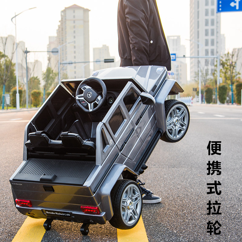儿童奔驰大g四轮小孩遥控4电动车 鑫磊娜母婴儿童电动车