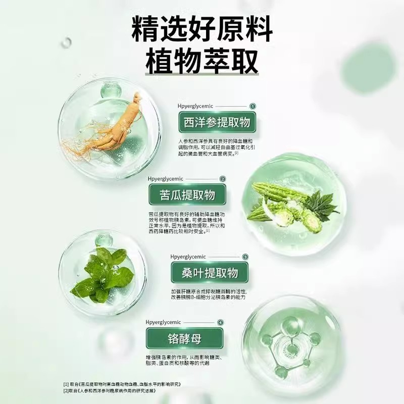 资膳堂麦金利牌西洋参苦瓜铬胶囊辅助降血糖正品旗舰店8cz - 图3