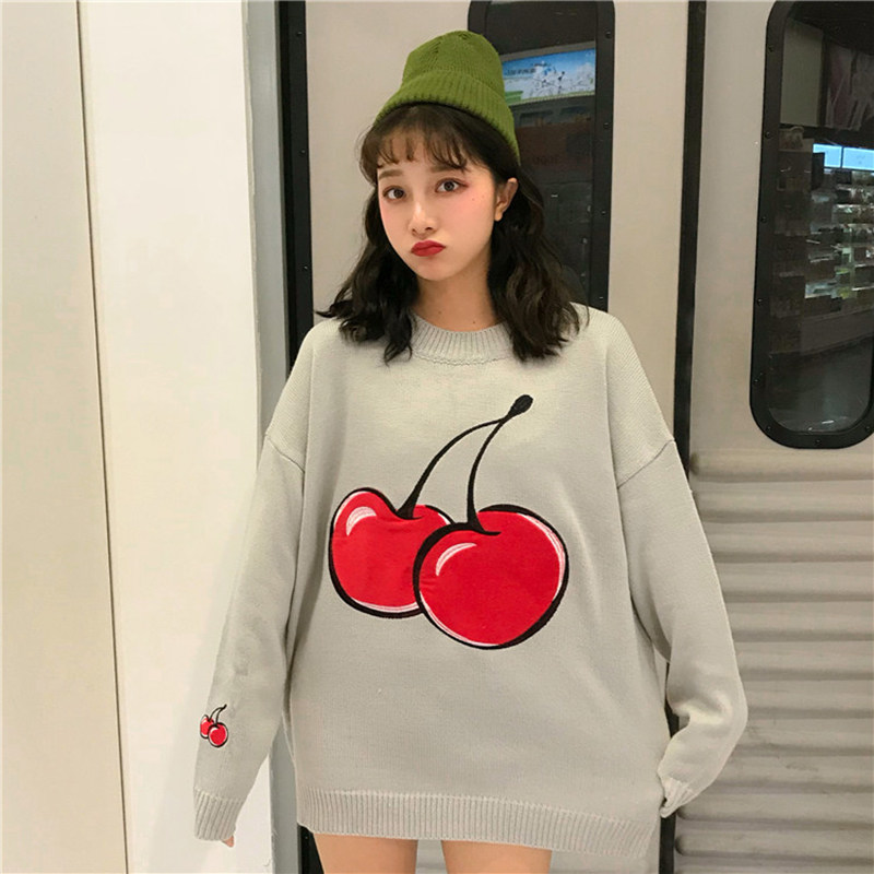 针织衫2020秋冬新款宽松套头日系 合饰伊卫衣/绒衫