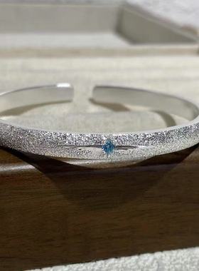 999纯银满天星镶嵌手镯