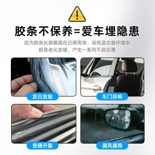 wd-40汽车胶条保养剂车门密封条养护橡胶条保护剂wd40矽质润滑剂 - 图0