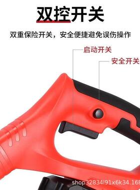 锂电池电动割草机小型家用除草机充电式锂电池除草修剪打草机神器