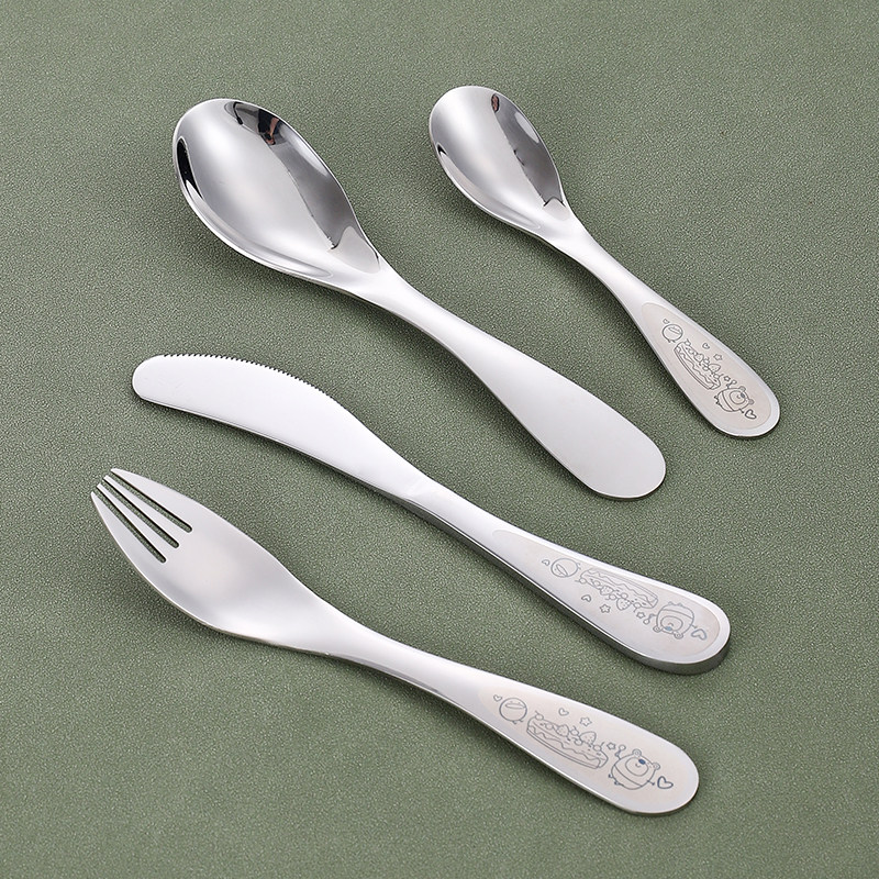 304不锈钢幼儿园儿童分餐盘学生宝宝刀叉勺防烫水杯汤碗餐具套装,淘宝优惠券,粉丝福利购,淘宝优惠卷