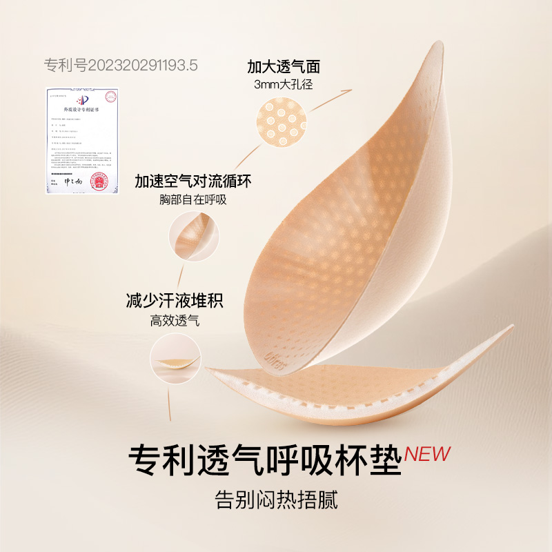 【香菇双十一】ubras虞书欣同款镂空小胸聚拢力挺杯文胸V