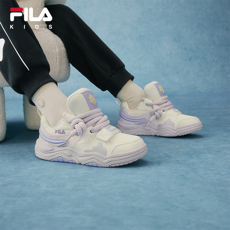 FILA斐乐儿童童鞋休闲鞋2025年冬季新款男女中大童运动鞋子板鞋,淘宝优惠券,粉丝福利购,淘宝优惠卷