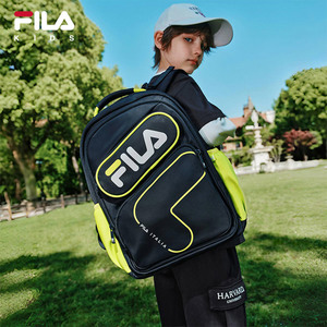 FILA斐乐儿童书包2025年新款男女中大童蝶翼减负一到六年级双肩包