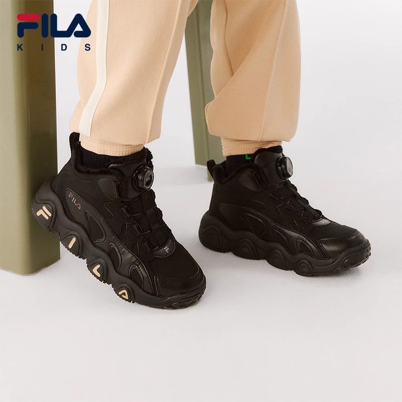 FILA斐乐童鞋儿童棉靴冬季新款男女中大童加绒保暖BOA旋钮棉鞋子,淘宝优惠券,粉丝福利购,淘宝优惠卷