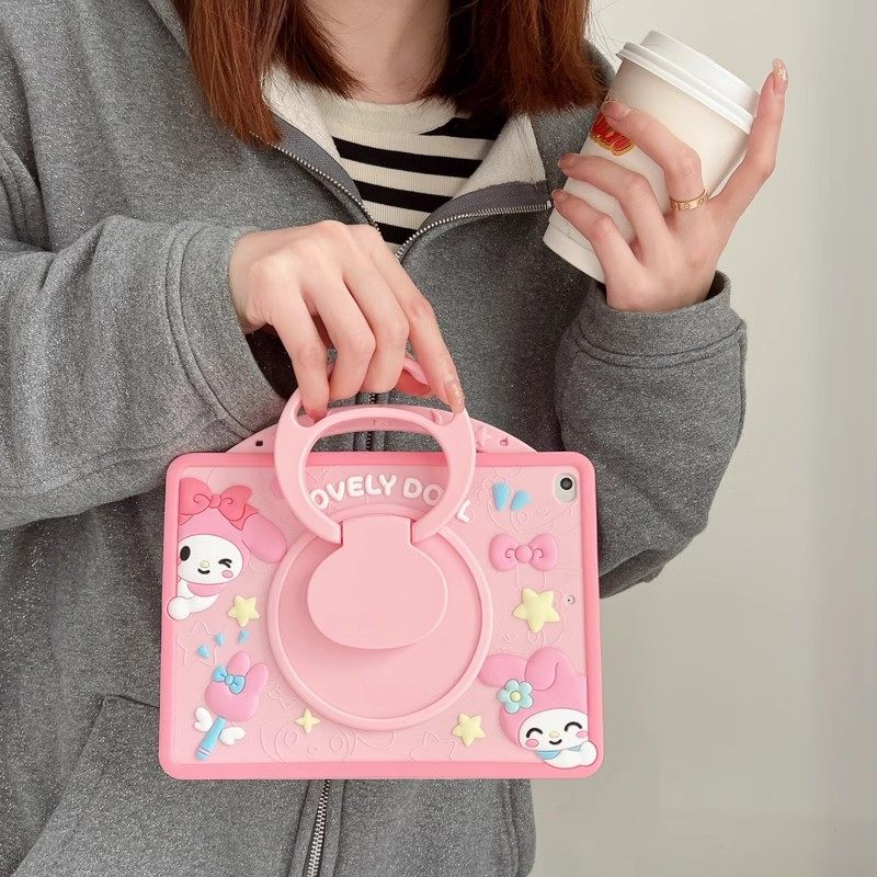 适用2024iPadpro11保护套手提带笔槽mini7硅胶软壳Air6/5旋转竖屏9.7竖屏3迷你6儿童4防摔苹果10代平板10.2寸,淘宝优惠券,粉丝福利购,淘宝优惠卷