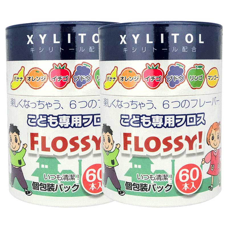 日本flossy 60支2 Okuchi海外牙线/牙线棒