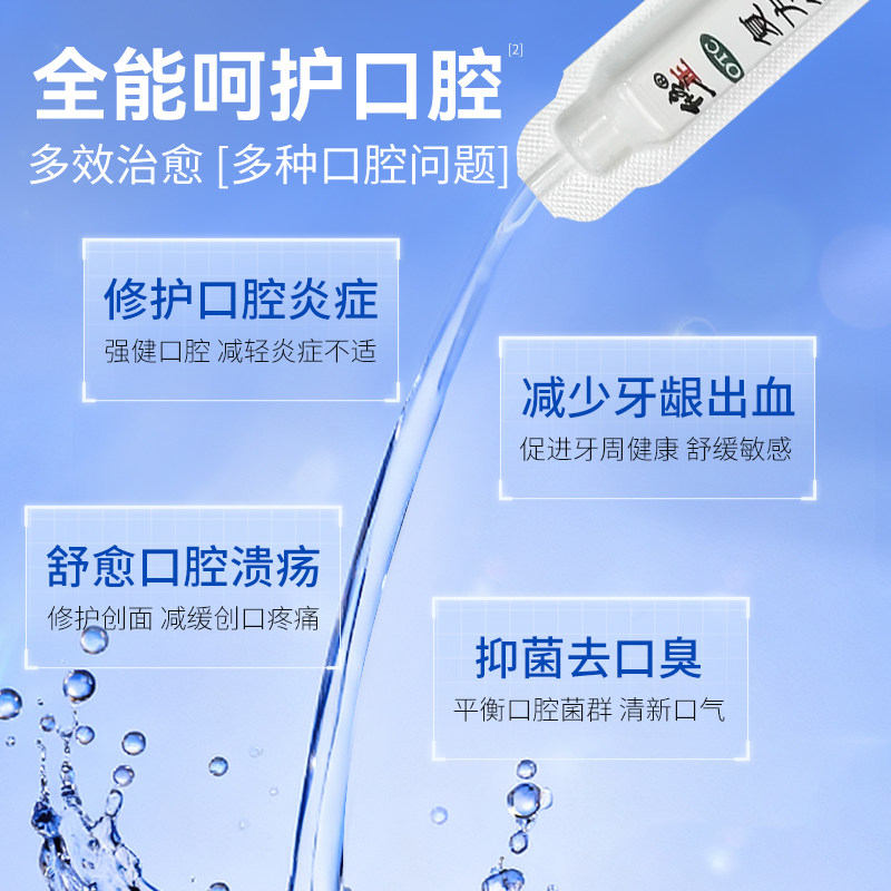 2盒复方氯己定含漱液杀菌消炎口臭牙周炎口腔溃疡专用医OTC漱口水