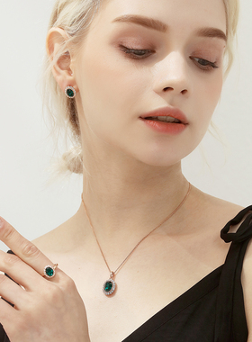 项链短款吊坠日韩时尚个性耳夹