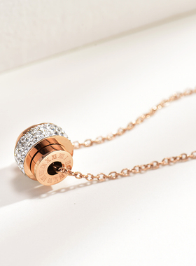 钛钢小众设计感ins冷淡风锁骨链