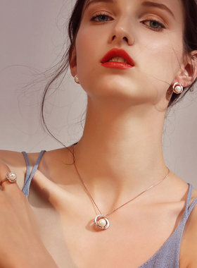 装饰品人造珍珠脖子耳钉锁骨链