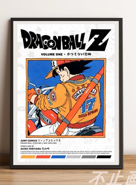 二次元龙珠漫画封面日系日漫联名摆台卡通装饰画壁画DRAGN BALL